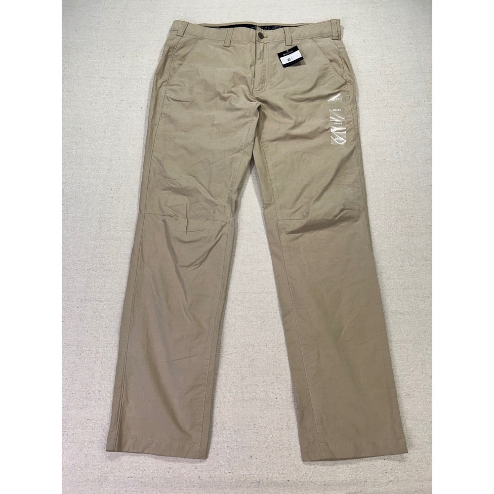 Eddie Bauer Men's 36 Voyager Flex Chino Slim Fit Straight Leg Khaki Pants